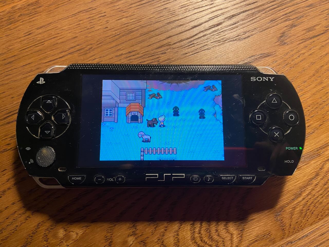 Mother 3 on GBA emulator on PSP